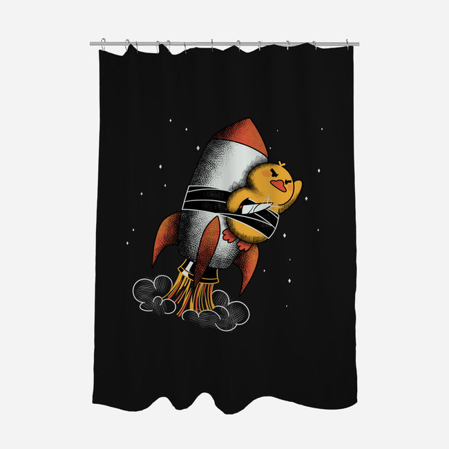 High Speed Violence Funny Duck-None-Polyester-Shower Curtain-tobefonseca