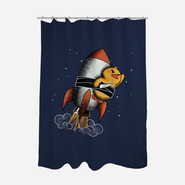 High Speed Violence Funny Duck-None-Polyester-Shower Curtain-tobefonseca