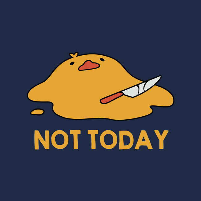 Melting Duck Not Today-Unisex-Kitchen-Apron-tobefonseca