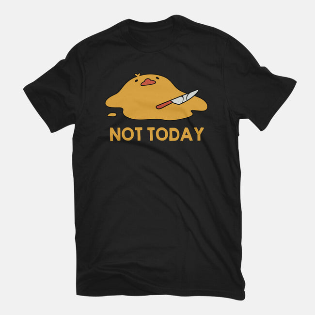 Melting Duck Not Today-Mens-Heavyweight-Tee-tobefonseca