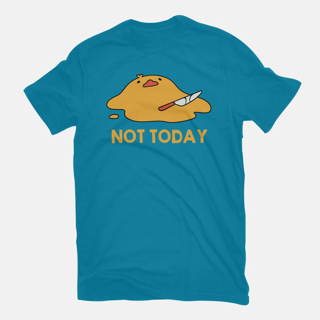 Melting Duck Not Today-Unisex-Basic-Tee-tobefonseca