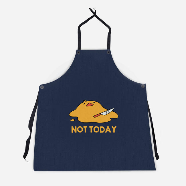 Melting Duck Not Today-Unisex-Kitchen-Apron-tobefonseca
