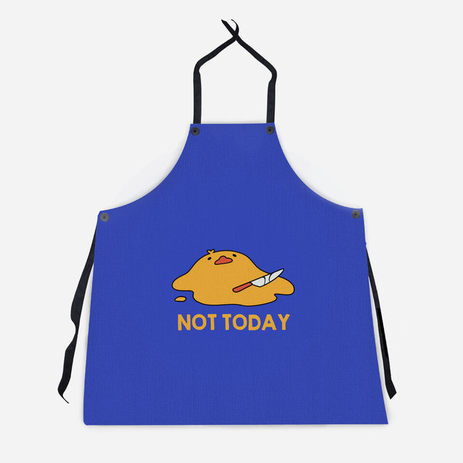 Melting Duck Not Today-Unisex-Kitchen-Apron-tobefonseca