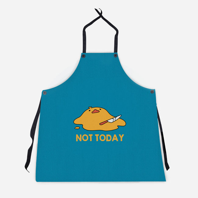 Melting Duck Not Today-Unisex-Kitchen-Apron-tobefonseca