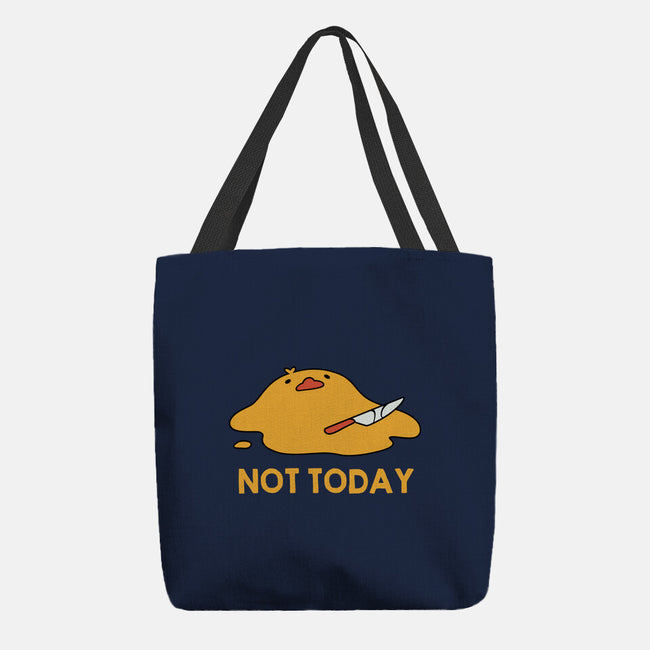 Melting Duck Not Today-None-Basic Tote-Bag-tobefonseca