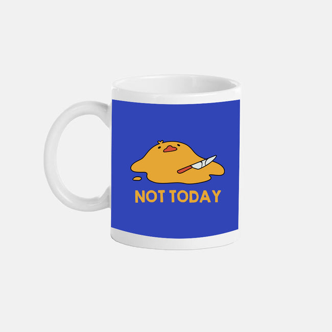 Melting Duck Not Today-None-Mug-Drinkware-tobefonseca