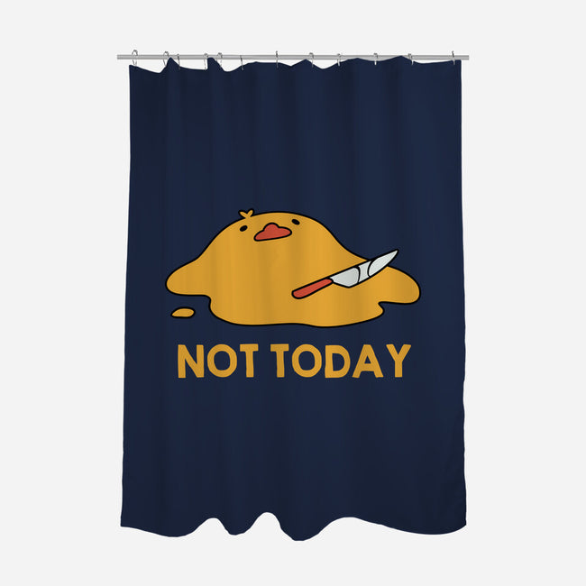Melting Duck Not Today-None-Polyester-Shower Curtain-tobefonseca