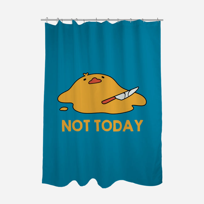 Melting Duck Not Today-None-Polyester-Shower Curtain-tobefonseca
