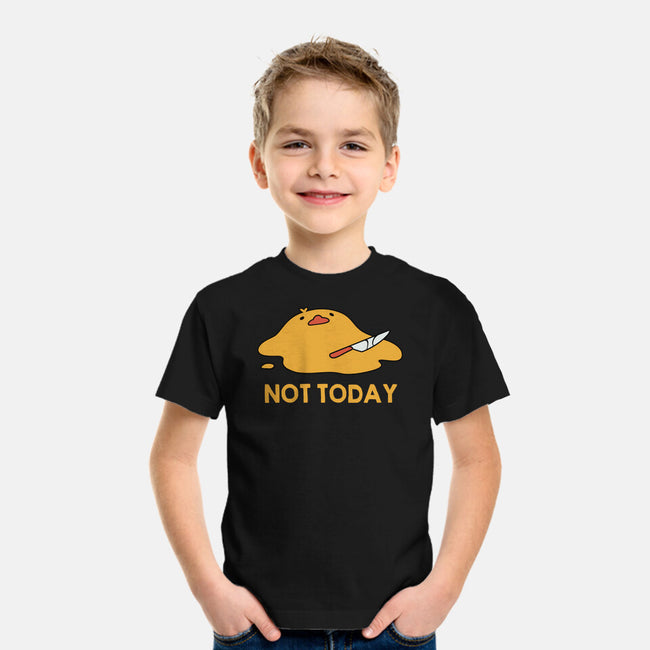 Melting Duck Not Today-Youth-Basic-Tee-tobefonseca