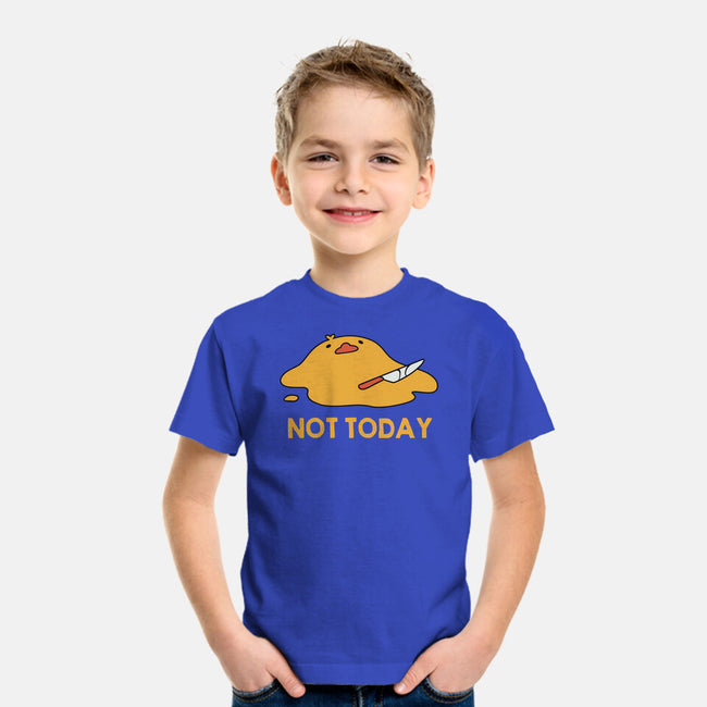 Melting Duck Not Today-Youth-Basic-Tee-tobefonseca