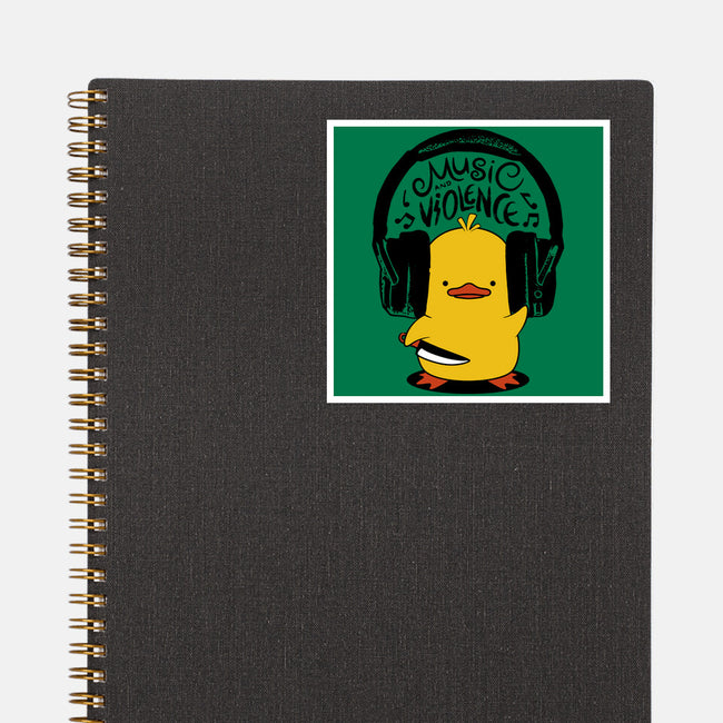 Music And Violence-None-Glossy-Sticker-tobefonseca