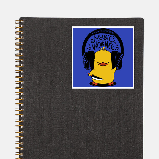 Music And Violence-None-Glossy-Sticker-tobefonseca