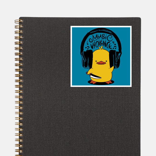 Music And Violence-None-Glossy-Sticker-tobefonseca