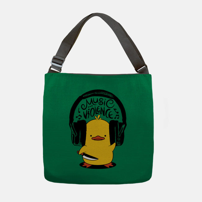 Music And Violence-None-Adjustable Tote-Bag-tobefonseca