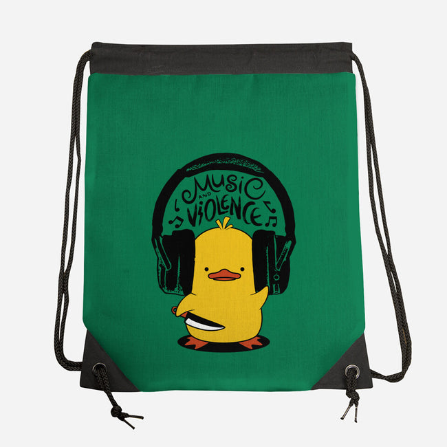 Music And Violence-None-Drawstring-Bag-tobefonseca