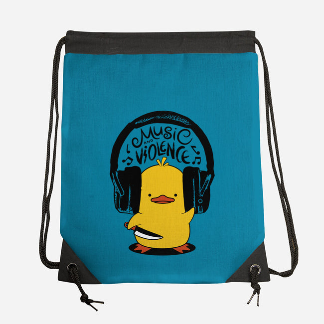 Music And Violence-None-Drawstring-Bag-tobefonseca