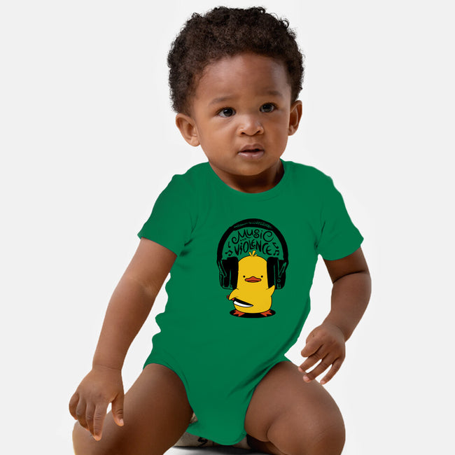 Music And Violence-Baby-Basic-Onesie-tobefonseca
