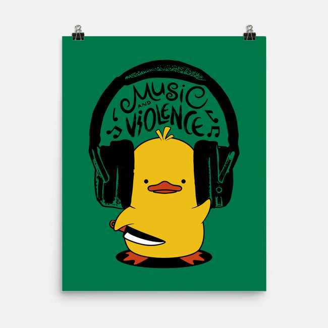 Music And Violence-None-Matte-Poster-tobefonseca