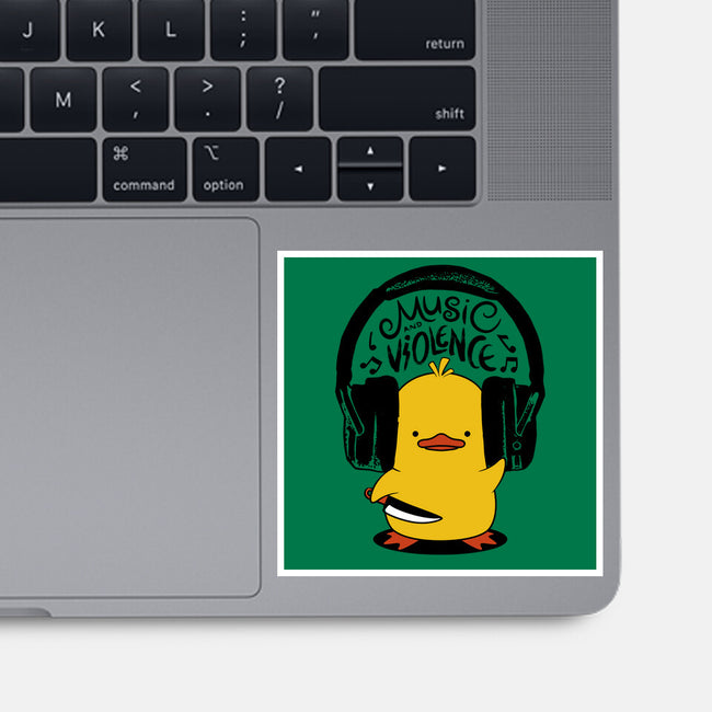 Music And Violence-None-Glossy-Sticker-tobefonseca