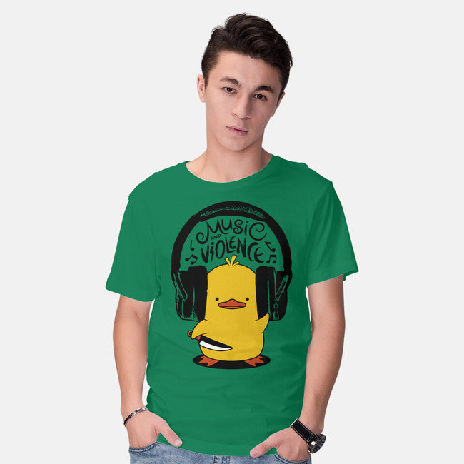 Music And Violence-Mens-Basic-Tee-tobefonseca