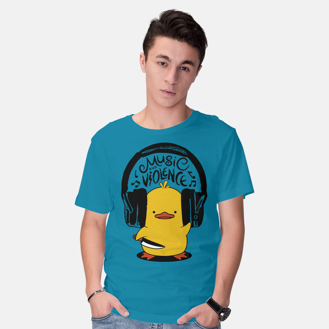 Music And Violence-Mens-Basic-Tee-tobefonseca