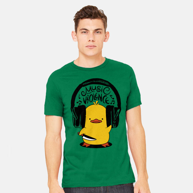 Music And Violence-Mens-Heavyweight-Tee-tobefonseca