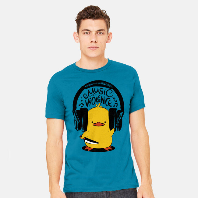 Music And Violence-Mens-Heavyweight-Tee-tobefonseca