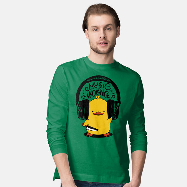Music And Violence-Mens-Long Sleeved-Tee-tobefonseca