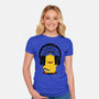 Music And Violence-Womens-Fitted-Tee-tobefonseca