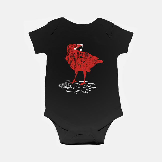 Crow Broken Cassete Tape-Baby-Basic-Onesie-tobefonseca