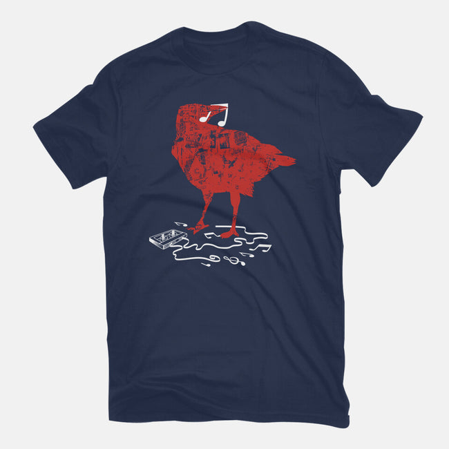 Crow Broken Cassete Tape-Womens-Basic-Tee-tobefonseca