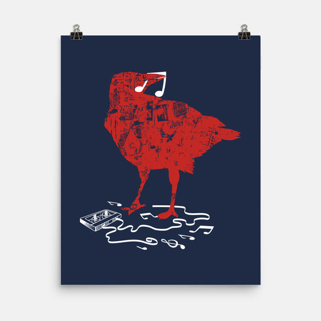 Crow Broken Cassete Tape-None-Matte-Poster-tobefonseca