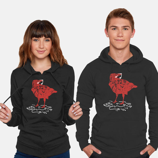Crow Broken Cassete Tape-Unisex-Pullover-Sweatshirt-tobefonseca