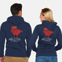 Crow Broken Cassete Tape-Unisex-Zip-Up-Sweatshirt-tobefonseca