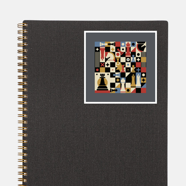 Chess Art Vintage-None-Glossy-Sticker-tobefonseca