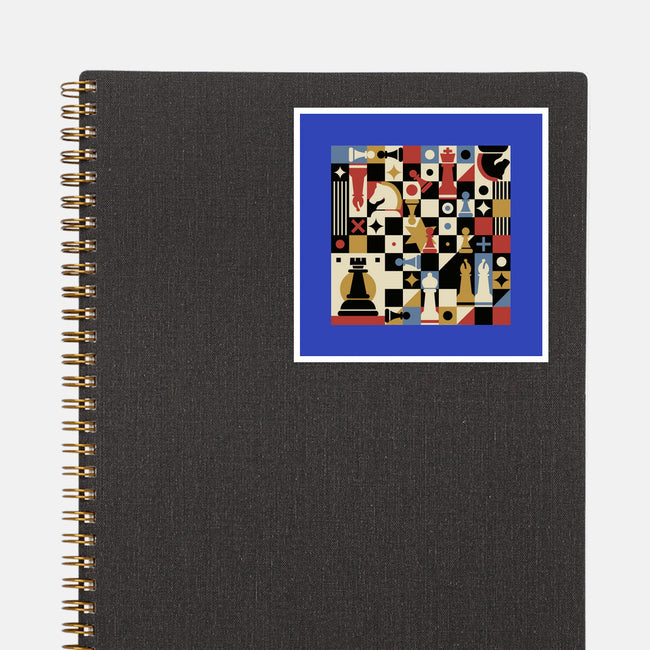 Chess Art Vintage-None-Glossy-Sticker-tobefonseca