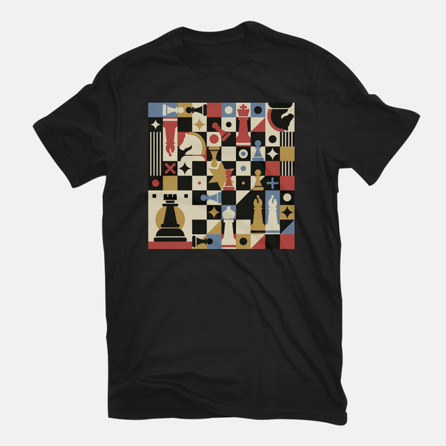 Chess Art Vintage-Mens-Basic-Tee-tobefonseca