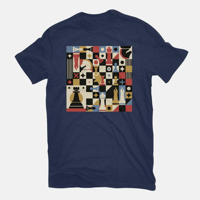 Chess Art Vintage-Mens-Basic-Tee-tobefonseca