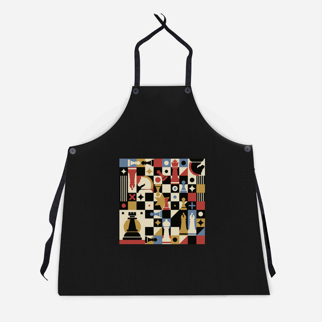 Chess Art Vintage-Unisex-Kitchen-Apron-tobefonseca