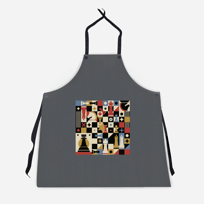 Chess Art Vintage-Unisex-Kitchen-Apron-tobefonseca