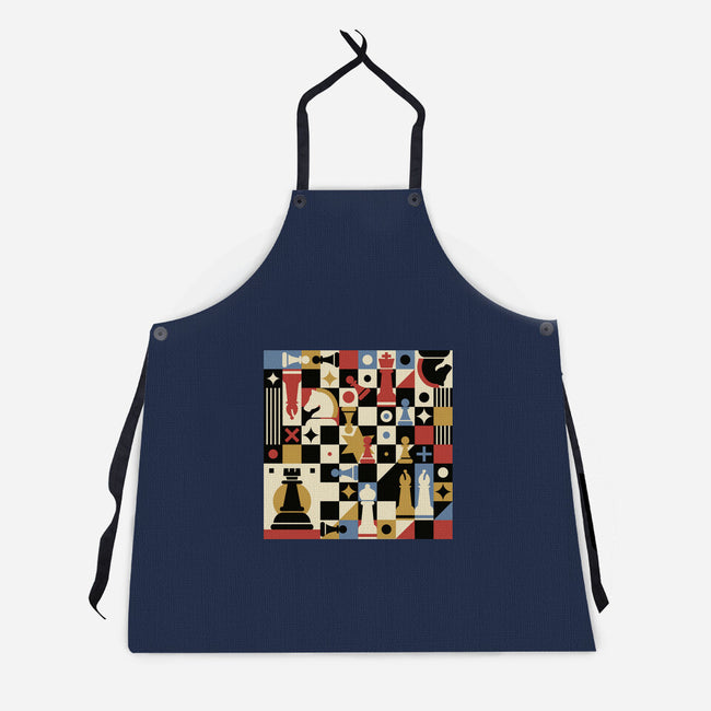 Chess Art Vintage-Unisex-Kitchen-Apron-tobefonseca