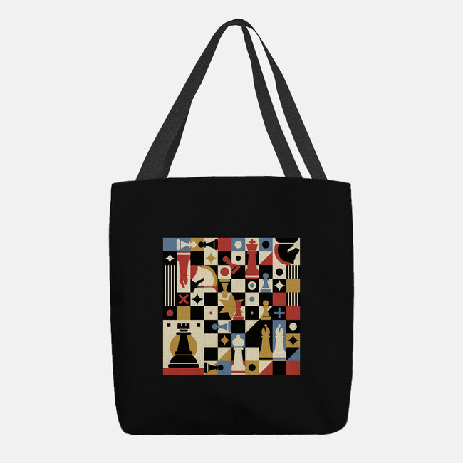 Chess Art Vintage-None-Basic Tote-Bag-tobefonseca