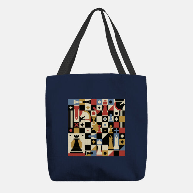 Chess Art Vintage-None-Basic Tote-Bag-tobefonseca