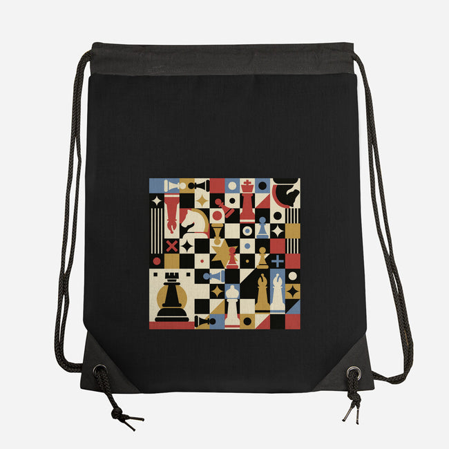 Chess Art Vintage-None-Drawstring-Bag-tobefonseca