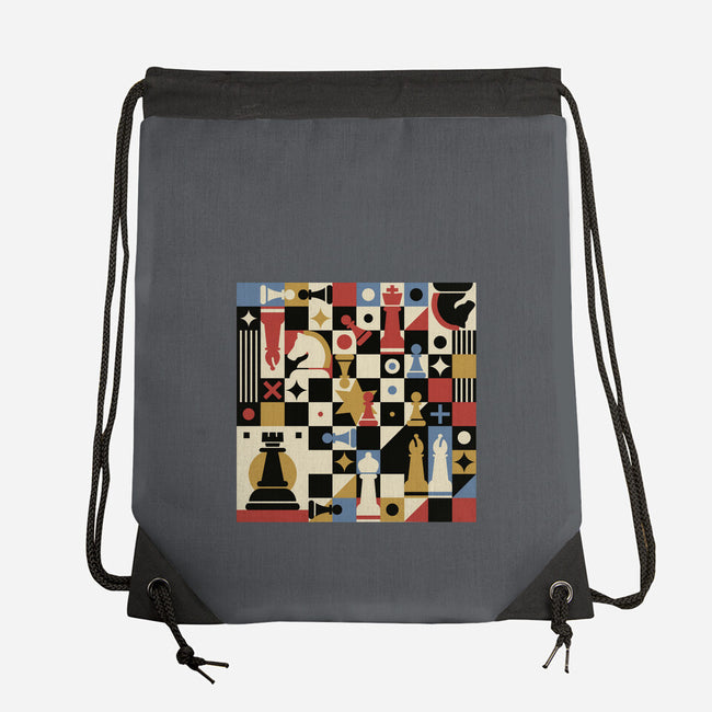 Chess Art Vintage-None-Drawstring-Bag-tobefonseca