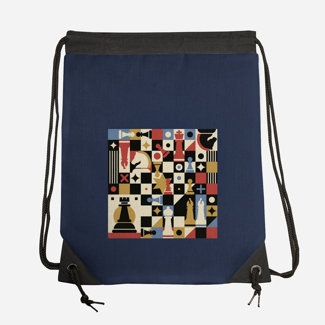 Chess Art Vintage-None-Drawstring-Bag-tobefonseca