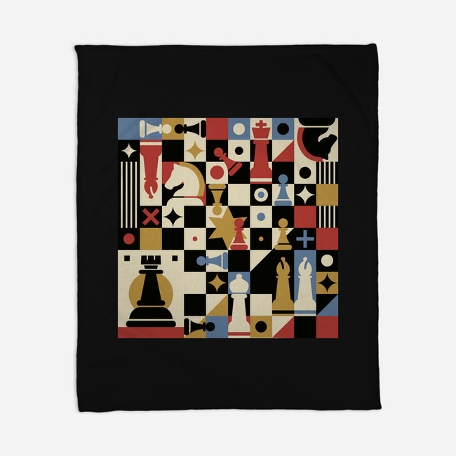 Chess Art Vintage-None-Fleece-Blanket-tobefonseca