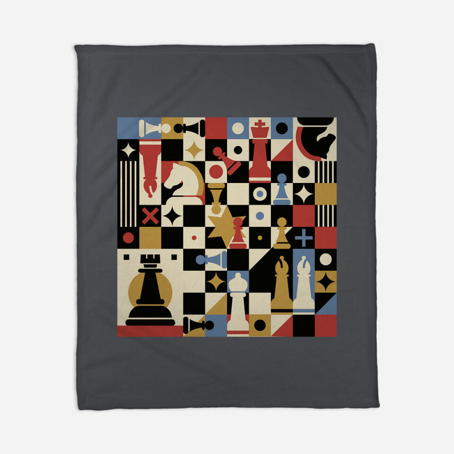 Chess Art Vintage-None-Fleece-Blanket-tobefonseca