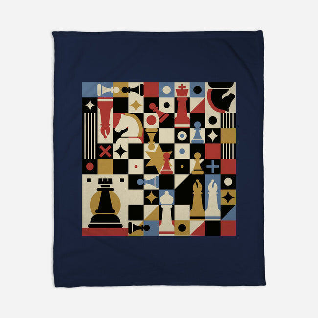 Chess Art Vintage-None-Fleece-Blanket-tobefonseca