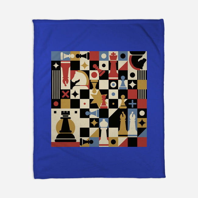 Chess Art Vintage-None-Fleece-Blanket-tobefonseca